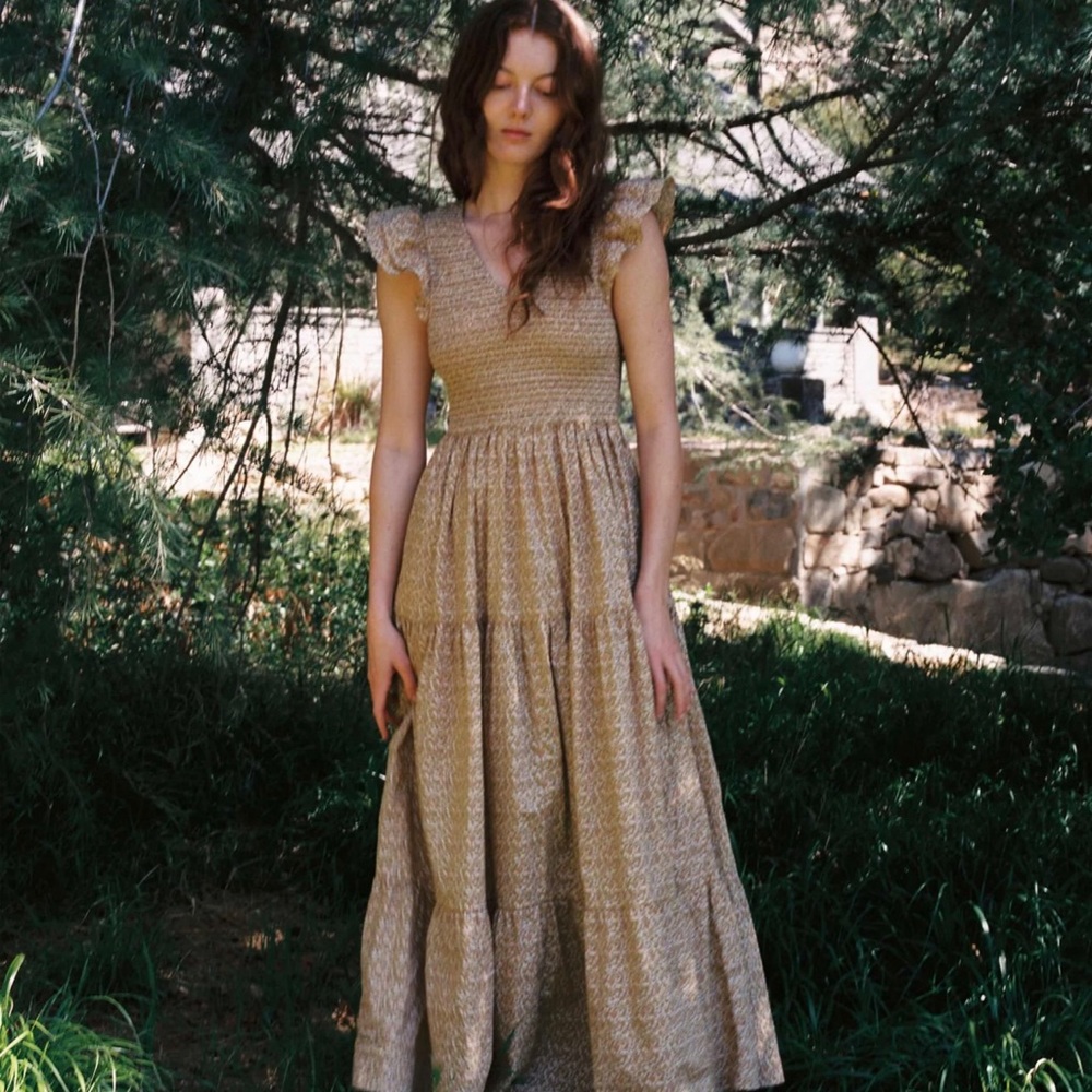 The Bodie Dress | Daffodil Blooming Meadow
